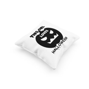 This Girl Loves Halloween -Halloween Theme Pillow Covers (Pack Of 2)