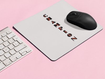 Champion Text - Designable Printed Mousepads(20cm x 18cm)