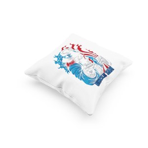 Uncle Sam, Skull Jacket-Printed Pillow Covers(Pack Of 2)