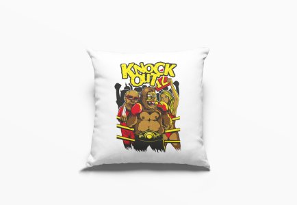 Knock Out -Printed Pillow Covers(Pack Of 2)