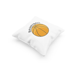 Basketball Text -Printed Pillow Covers (Pack Of 2)