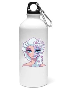 Elsa face - Printed Sipper Bottles For Animation Lovers