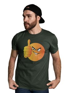 All The Best Emoji Printed T-shirt (Green) - Clothes for Emoji Lovers - Suitable for Fun Events - Foremost Gifting Material for Your Friends and Close Ones