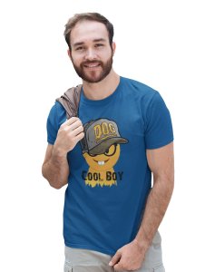 Cool Boy with Two Rabbit Teeth Emoji T-shirt (Blue) - Clothes for Emoji Lovers - Suitable for Fun Events - Foremost Gifting Material for Your Friends and Close Ones