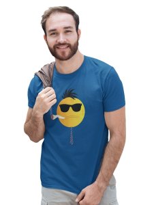 I Am The Boss Emoji T-shirt (Blue) - Clothes for Emoji Lovers - Suitable for Fun Events - Foremost Gifting Material for Your Friends and Close Ones