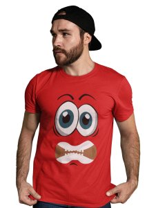 Teeth Blocked Emoji (Red) - Clothes for Emoji Lovers - Foremost Gifting Material for Your Friends and Close Ones