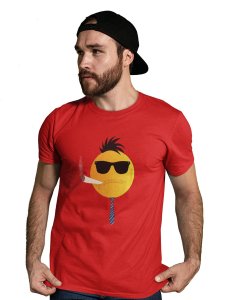 I Am The Boss Emoji T-shirt (Red) - Clothes for Emoji Lovers - Foremost Gifting Material for Your Friends and Close Ones