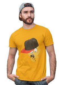 Holding a Mobile Emoji T-shirt (Yellow) - Clothes for Emoji Lovers - Suitable for Fun Events - Foremost Gifting Material for Your Friends and Close Ones