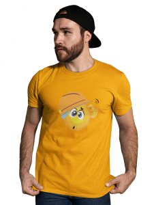 Engineer Emoji T-shirt (Yellow) - Clothes for Emoji Lovers - Suitable for Fun Events - Foremost Gifting Material for Your Friends and Close Ones