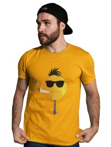 I Am The Boss Emoji T-shirt (Yellow) - Clothes for Emoji Lovers - Suitable for Fun Events - Foremost Gifting Material for Your Friends and Close Ones