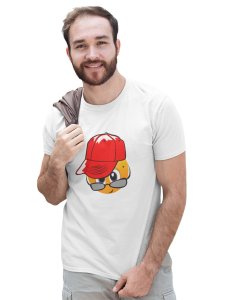 Peek a Boo Emoji T-shirt (White) - Clothes for Emoji Lovers -Foremost Gifting Material for Your Friends and Close Ones