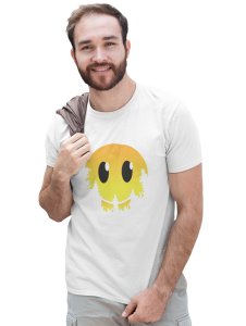 Dissappearing Emoji T-shirt (White) - Clothes for Emoji Lovers -Foremost Gifting Material for Your Friends and Close Ones