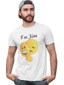 Hidden Feeling Emoji T-shirt (White) - Clothes for Emoji Lovers -Foremost Gifting Material for Your Friends and Close Ones