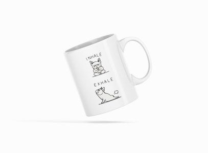 Inhale Exhale - Printed Coffee Mugs For Bollywood Lovers