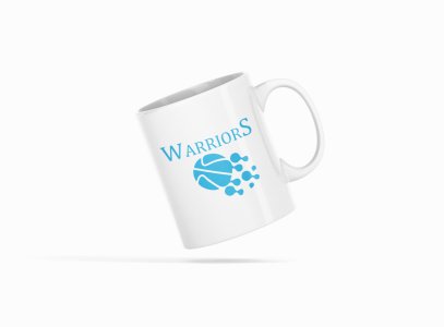 Warriors Text - Printed Coffee Mugs For Sports Lovers