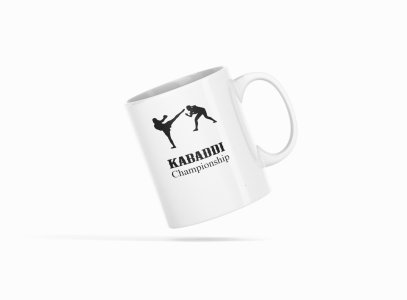Kabaddi Championship (Kabaddi Player)- Printed Coffee Mugs For Sports Lovers