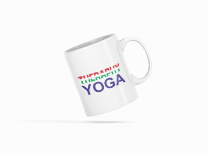 Therapy Yoga - Printed Coffee Mugs For Yoga Lovers