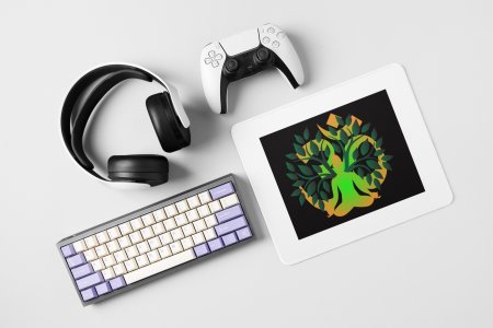 Doing yoga - yoga themed mousepads