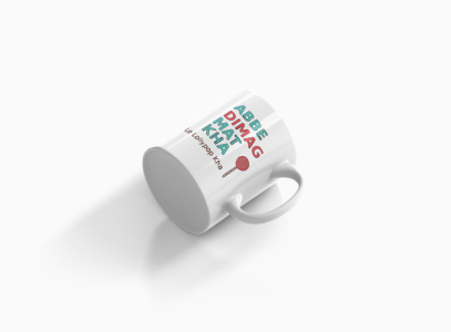 Abbe Dimag Mat Kha ...- Printed Coffee Mugs For Bollywood Lovers