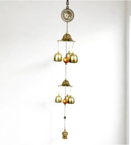 Wind Chime, (Ganesh Down) soothing musical ringing bells / handing bells for home and balcony decor