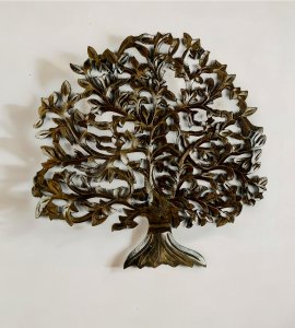 Shiny and glowing polished hanging banyan vintage wooden decorative huge tree for walls to decorate home and office walls