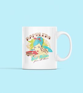 Ramblers, best wishes - animation themed printed ceramic white coffee and tea mugs/ cups for animation lovers
