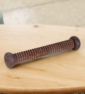 Long wooden roller/ foot and back acupressure roller pain massager for pain relief