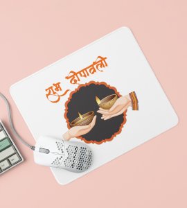 Subh Dipavali Mouse Pad - Festive Greetings in Marathi