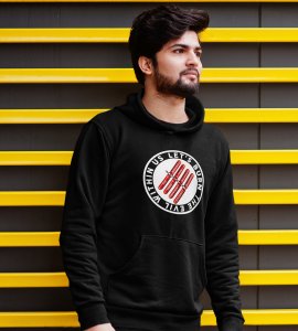 Let's burn the evil within printed diwali themed black Hoodie specially for diwali festival