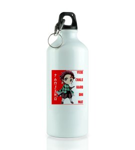 Tiny Hero, Big Hydration: It's Lil Tanjiro Illustrated Sipper Bottle