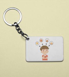 Diwali Fun with Kids Keychain - Chakli, Sweets, Cracker Delights!(Pack Of 2)