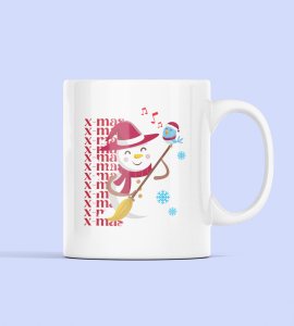 Christmas Theme Snow Man Coffe mug Ceramic Mug Best Coffe Mug for Gift