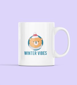 Winter Vibes Panda Design Theme Coffe Mug Gift For Secret Santa