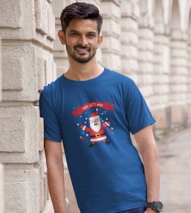 Free Gifts: Best Printed T-shirt (Blue) Perfect Gift For Christmas Eve
