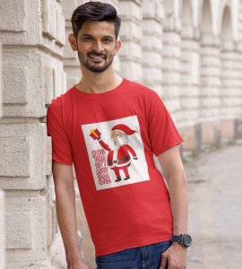 Funniest Santa : Funniest Printed T-shirt (Red) Perfect Gift For Kids