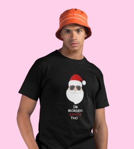 I Am Modern Santa : Cute Printed T-shirt (Black)Best Gift For Boys Girls