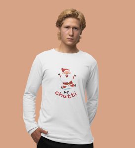 Christmas Vacation: Best DesignedFull Sleeve T-shirt For School Kids White Best Gift For Boys Girls