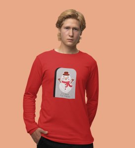 Christmas Bells With Santa's Gift: Best DesignedFull Sleeve T-shirt Red Unique Gift For Secret Santa