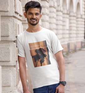 Unresolved by White Street Smart Collection: Men's Oversized Tee with Front Graphic
