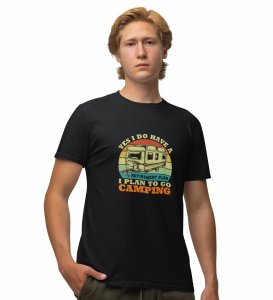 I plan to go camping - Classic - Clothes for travellers and riders - suitable for all kinds of Adventurous journey- best gifting item for friends and family.