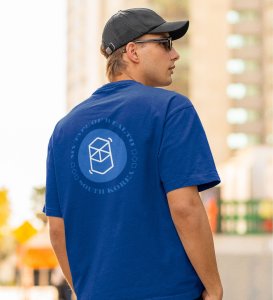 My Type Of Weath Wings Blue Round Neck Cotton Half Sleeved Mens TShirt with Printed Graphics