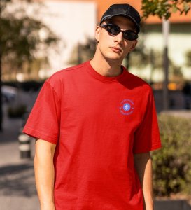 I Can Buy Anything Wings Red Round Neck Cotton Half Sleeved Men's T Shirt with Printed Graphics