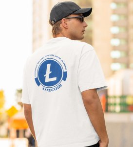 Choose Me Wings White Round Neck Cotton Half Sleeved Men's T Shirt with Printed Graphics