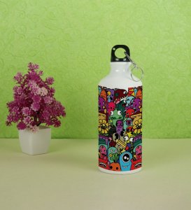 Monsters of Fun: Jollity on Aluminium Water Bottle 600ml