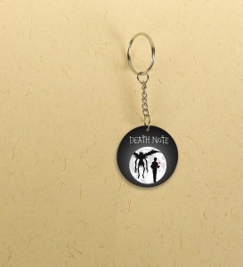 Light Yagami and Ryuk Duo Anime Printed Round Keychains Pack of 2