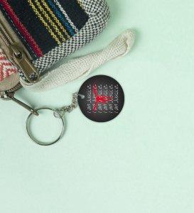 Ryuk I Am Justice Anime Printed Round Keychains Pack of 2