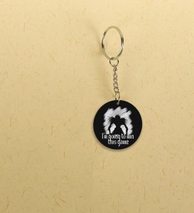 Ryuk Said Im Going to Win This Game Anime Printed Round Keychains Pack of 2