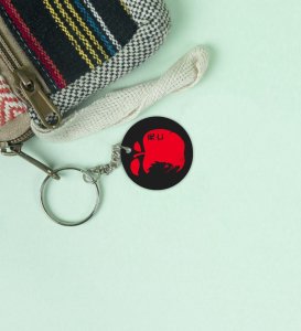 Ryuk and His Apple Addiction Anime Printed Round Keychains Pack of 2