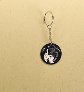 Eternal Shadow of L Anime Printed Round Keychain Pack Of 2