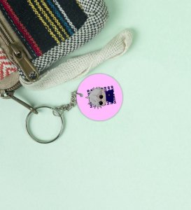 Little Moments with Gojo Satoru Anime Printed Round Keychains Pack of 2